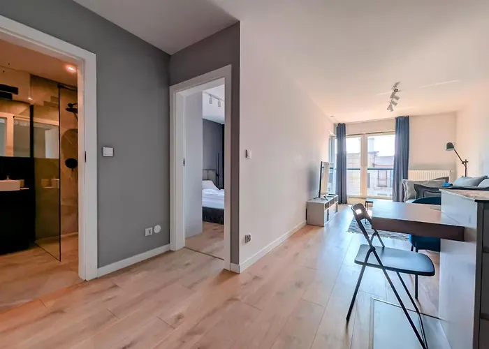 Riverside Base Zablocie Lägenhet *